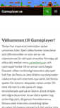 Mobile Screenshot of gameplayer.se